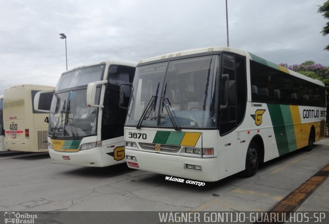 Empresa Gontijo de Transportes 3870 na cidade de Guarulhos, São Paulo, Brasil, por Wagner Gontijo Várzea da Palma-mg. Número da foto: #1617345.