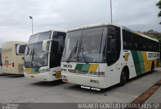 Empresa Gontijo de Transportes 3870 na cidade de Guarulhos, São Paulo, Brasil, por Wagner Gontijo Várzea da Palma-mg. ID da foto: 1617345.