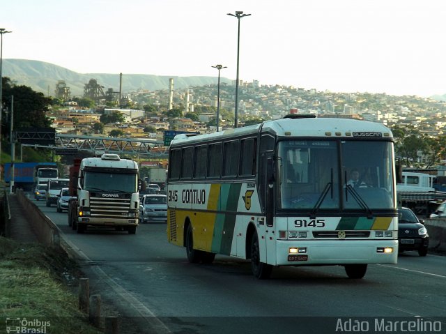 Empresa Gontijo de Transportes 9145 na cidade de Belo Horizonte, Minas Gerais, Brasil, por Adão Raimundo Marcelino. ID da foto: 1618567.