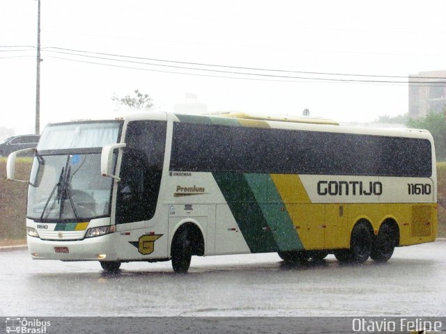 Empresa Gontijo de Transportes 11610 na cidade de Foz do Iguaçu, Paraná, Brasil, por Otavio Felipe Balbinot. ID da foto: 1580180.