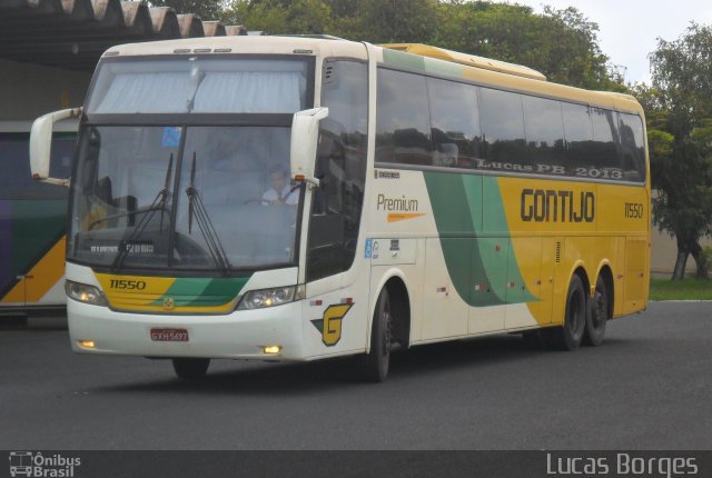 Empresa Gontijo de Transportes 11550 na cidade de Araxá, Minas Gerais, Brasil, por Lucas Borges . Número da foto: #1579871.