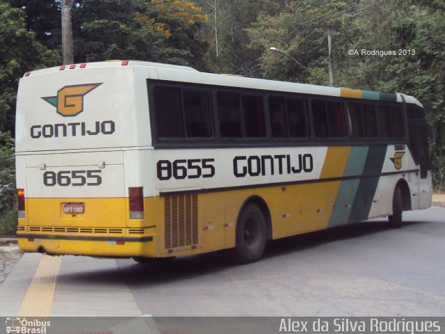 Empresa Gontijo de Transportes 8655 na cidade de Belo Horizonte, Minas Gerais, Brasil, por Alex da Silva Rodrigues. ID da foto: 1579746.