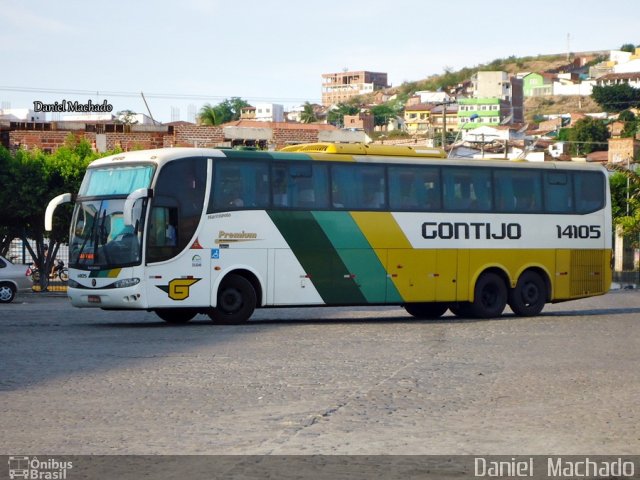 Empresa Gontijo de Transportes 14105 na cidade de Jequié, Bahia, Brasil, por Daniel  Machado. Número da foto: #1620807.