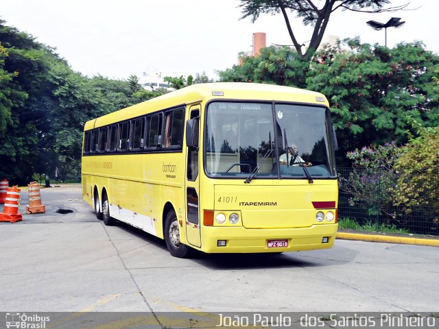 Viação Itapemirim 41011 na cidade de São Paulo, São Paulo, Brasil, por João Paulo  dos Santos Pinheiro. ID da foto: 1620204.