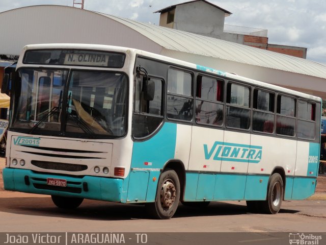 Viação Lontra 20015 na cidade de Araguaína, Tocantins, Brasil, por João Victor. ID da foto: 1621114.