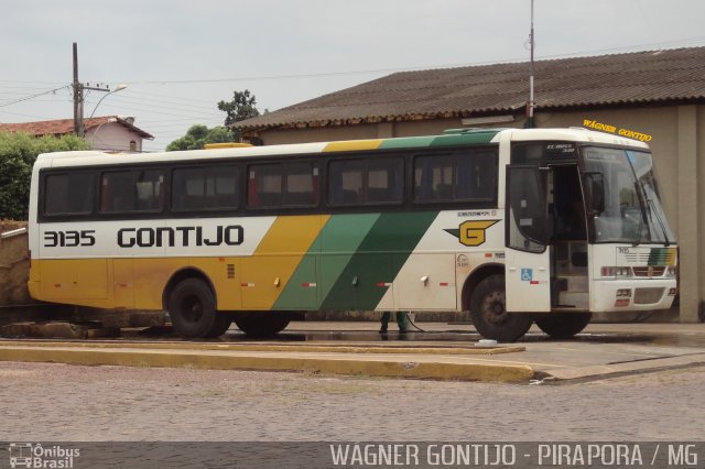 Empresa Gontijo de Transportes 3135 na cidade de Pirapora, Minas Gerais, Brasil, por Wágner  Gontijo. ID da foto: 1619820.