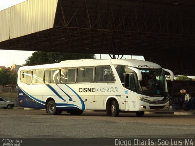 Cisne Branco Turismo 1021 na cidade de São Luís, Maranhão, Brasil, por Diego Charlis Coelho. Número da foto: #1619111.