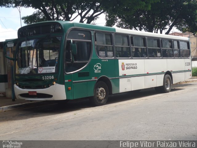 Via Sul Transportes Urbanos 5 3206 na cidade de São Paulo, São Paulo, Brasil, por Felipe Vitor Paixão Vieira. ID da foto: 1619100.