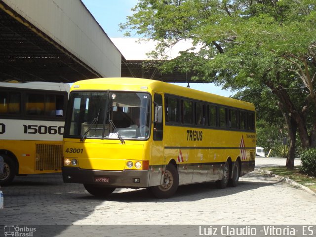 Viação Itapemirim 43001 na cidade de Vitória, Espírito Santo, Brasil, por Luiz Claudio . Número da foto: #1620124.