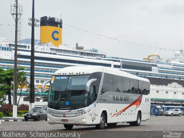 Auto Ônibus Macacari 7080 na cidade de Santos, São Paulo, Brasil, por Matheus  Scheguschewsky. Número da foto: #1620963.