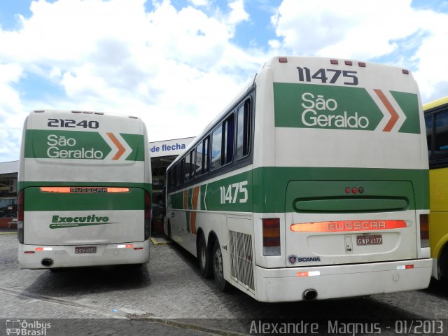 Cia. São Geraldo de Viação 11475 na cidade de Campos dos Goytacazes, Rio de Janeiro, Brasil, por Alexandre  Magnus. Número da foto: #1619132.
