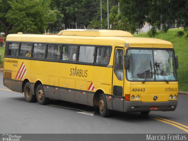 Viação Itapemirim 40443 na cidade de Ribeirão Preto, São Paulo, Brasil, por Marcio Freitas. ID da foto: 1619302.