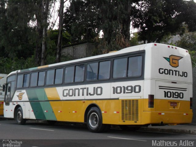 Empresa Gontijo de Transportes 10190 na cidade de Belo Horizonte, Minas Gerais, Brasil, por Matheus Adler. Número da foto: #1619437.