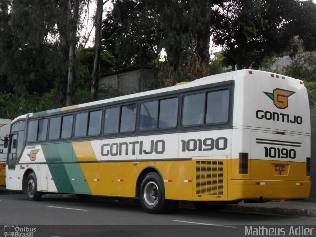 Empresa Gontijo de Transportes 10190 na cidade de Belo Horizonte, Minas Gerais, Brasil, por Matheus Adler. ID da foto: 1619437.