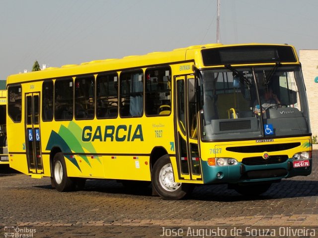 Viação Garcia 7627 na cidade de Londrina, Paraná, Brasil, por José Augusto de Souza Oliveira. Número da foto: #1621289.