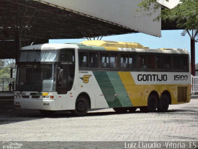 Empresa Gontijo de Transportes 15100 na cidade de Vitória, Espírito Santo, Brasil, por Luiz Claudio . Número da foto: #1620129.