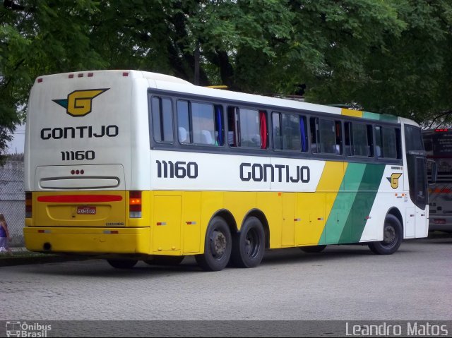 Empresa Gontijo de Transportes 11160 na cidade de São Paulo, São Paulo, Brasil, por Leandro Matos. ID da foto: 1620132.