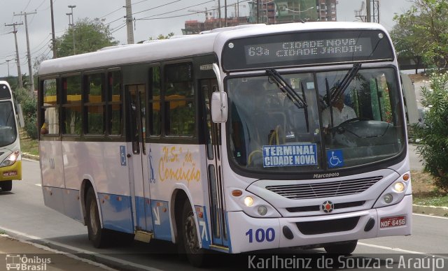Empresa de Transportes Nossa Senhora da Conceição 100 na cidade de Natal, Rio Grande do Norte, Brasil, por Karlheinz de Souza e Araújo. Número da foto: #1622614.