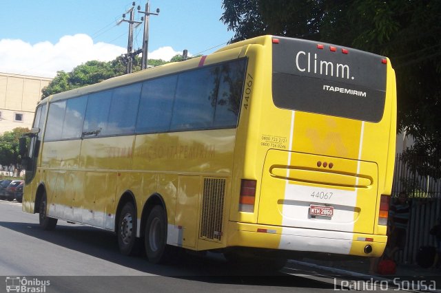 Viação Itapemirim 44067 na cidade de Fortaleza, Ceará, Brasil, por [Leandro Sousa]. Número da foto: #1622048.