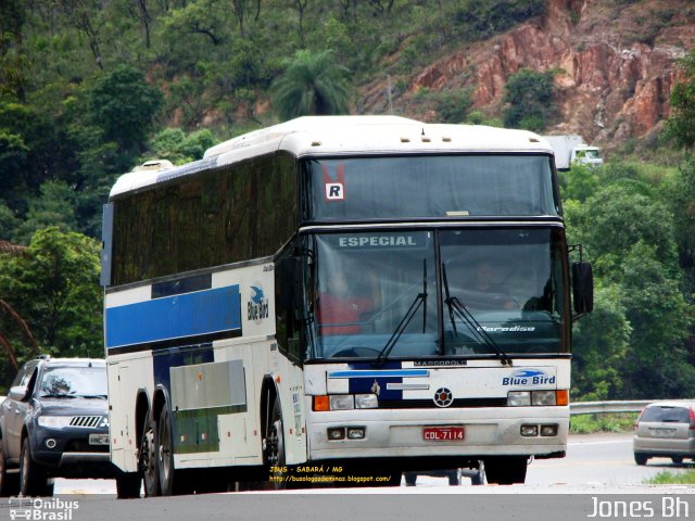 Expresso Azul 9802 na cidade de Sabará, Minas Gerais, Brasil, por Jones Bh. ID da foto: 1623489.