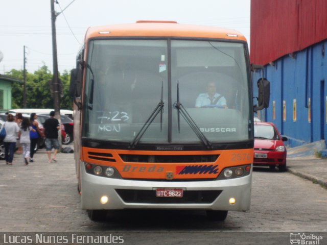 Breda Transportes e Serviços 2576 na cidade de Mongaguá, São Paulo, Brasil, por Lucas Nunes Fernandes. Número da foto: #1622631.