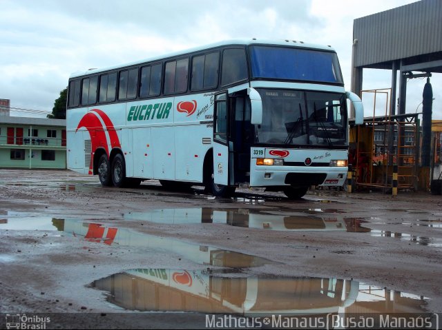 Eucatur - Empresa União Cascavel de Transportes e Turismo 3319 na cidade de Manaus, Amazonas, Brasil, por Vicente Pinto Moreira. ID da foto: 1623184.