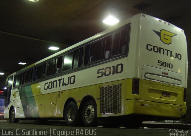 Empresa Gontijo de Transportes 5810 na cidade de Belo Horizonte, Minas Gerais, Brasil, por Luís Carlos Santinne Araújo. ID da foto: 1625428.