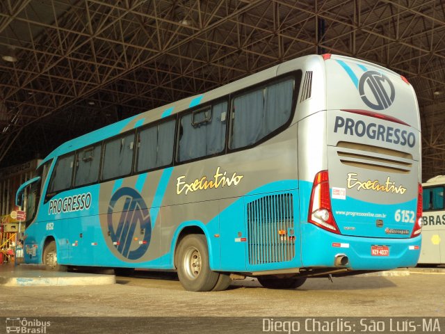 Auto Viação Progresso 6152 na cidade de São Luís, Maranhão, Brasil, por Diego Charlis Coelho. Número da foto: #1625677.