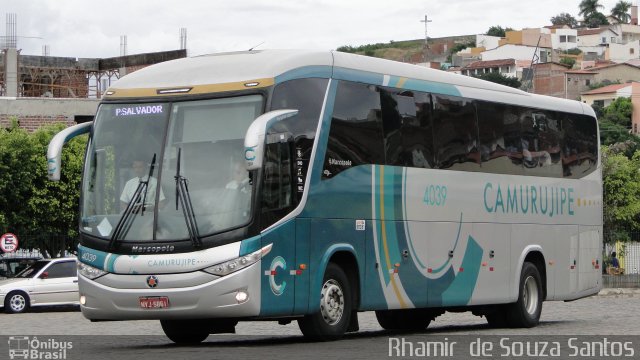 Auto Viação Camurujipe 4039 na cidade de Jequié, Bahia, Brasil, por Rhamir  de Souza Santos. Número da foto: #1625451.