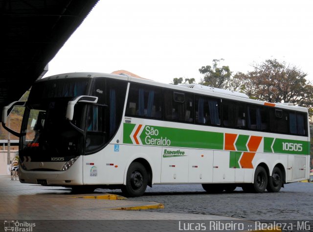 Cia. São Geraldo de Viação 10505 na cidade de Manhuaçu, Minas Gerais, Brasil, por Lucas Ribeiro de Souza Ferreira. Número da foto: #1625551.