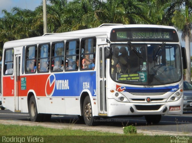 Vitral - Violeta Transportes 8764 em Salvador por Rodrigo Vieira