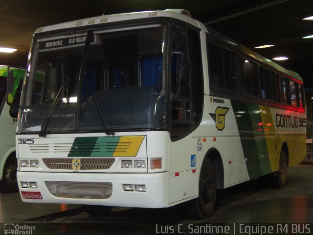 Empresa Gontijo de Transportes 3125 na cidade de Belo Horizonte, Minas Gerais, Brasil, por Luís Carlos Santinne Araújo. ID da foto: 1625468.