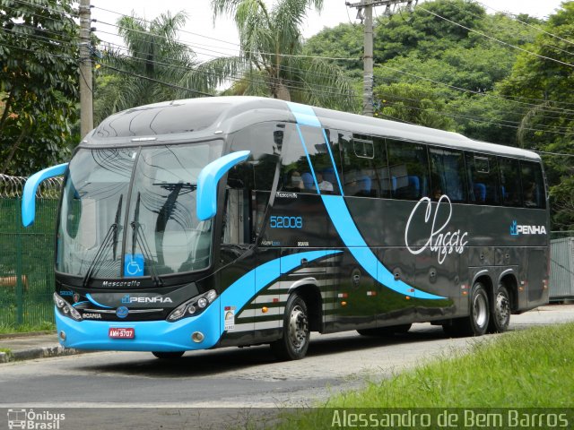 Empresa de Ônibus Nossa Senhora da Penha 52008 na cidade de São Paulo, São Paulo, Brasil, por Alessandro de Bem Barros. Número da foto: #1624948.