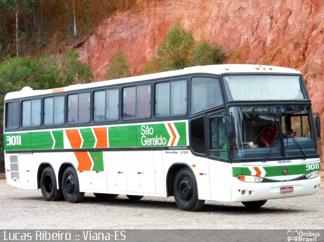 Cia. São Geraldo de Viação 3011 na cidade de Viana, Espírito Santo, Brasil, por Lucas Ribeiro de Souza Ferreira. Número da foto: #1625545.