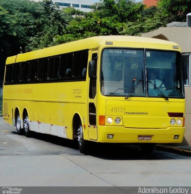 Viação Itapemirim 41021 na cidade de São Paulo, São Paulo, Brasil, por Adenilson Godoy. ID da foto: 1625461.