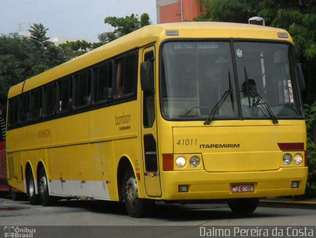 Viação Itapemirim 41011 na cidade de São Paulo, São Paulo, Brasil, por Dalmo Pereira da Costa. ID da foto: 1623891.