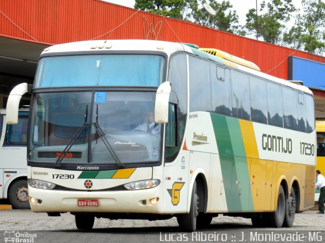 Empresa Gontijo de Transportes 17230 na cidade de João Monlevade, Minas Gerais, Brasil, por Lucas Ribeiro de Souza Ferreira. Número da foto: #1626415.