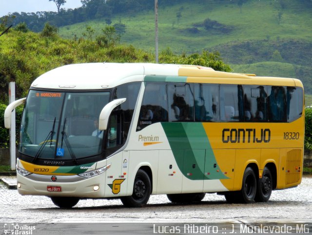 Empresa Gontijo de Transportes 18320 na cidade de João Monlevade, Minas Gerais, Brasil, por Lucas Ribeiro de Souza Ferreira. Número da foto: #1626407.