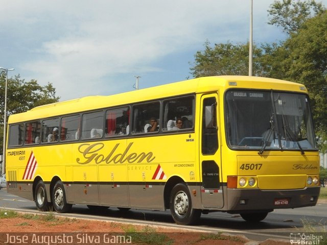 Viação Itapemirim 45017 na cidade de Brasília, Distrito Federal, Brasil, por José Augusto da Silva Gama. ID da foto: 1627580.