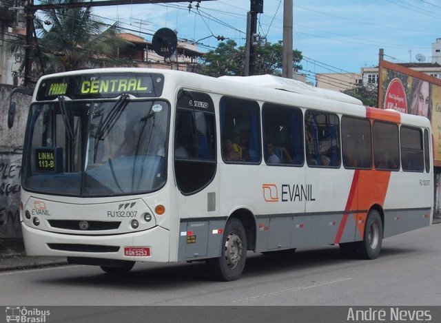Evanil Transportes e Turismo RJ 132.007 na cidade de Nova Iguaçu, Rio de Janeiro, Brasil, por André Neves . Número da foto: #1626716.