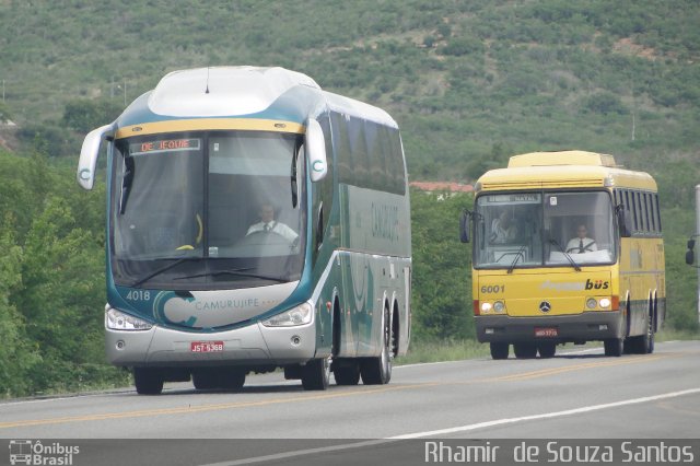 Auto Viação Camurujipe 4018 na cidade de Jequié, Bahia, Brasil, por Rhamir  de Souza Santos. Número da foto: #1629920.