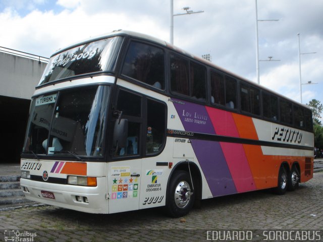 Transportadora Turística Petitto 2000 na cidade de Sorocaba, São Paulo, Brasil, por EDUARDO - SOROCABUS. ID da foto: 1629764.