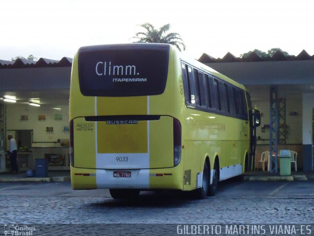 Viação Itapemirim 9033 na cidade de Viana, Espírito Santo, Brasil, por Gilberto Martins. ID da foto: 1629374.