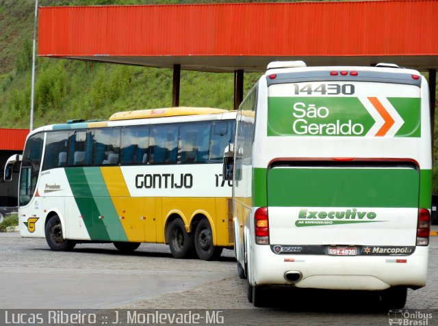 Cia. São Geraldo de Viação 14430 na cidade de João Monlevade, Minas Gerais, Brasil, por Lucas Ribeiro de Souza Ferreira. ID da foto: 1629934.