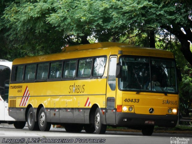 Viação Itapemirim 40433 na cidade de São Paulo, São Paulo, Brasil, por Leandro Carneiro. Número da foto: #1629596.