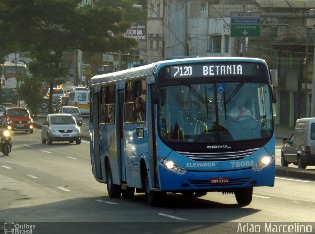 Riacho Transportes 78088 na cidade de Belo Horizonte, Minas Gerais, Brasil, por Adão Raimundo Marcelino. ID da foto: 1632154.