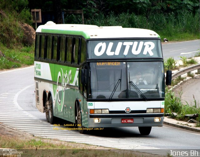 Olitur Turismo 055 na cidade de Sabará, Minas Gerais, Brasil, por Jones Bh. ID da foto: 1630724.