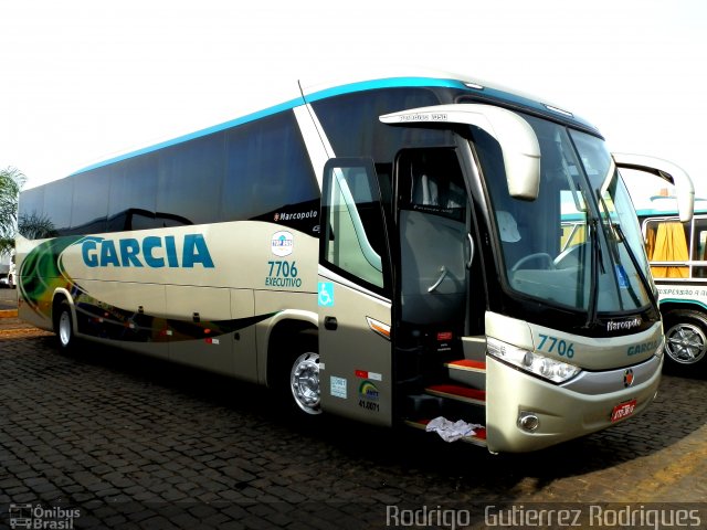 Viação Garcia 7706 na cidade de Londrina, Paraná, Brasil, por Rodrigo  Gutierrez Rodrigues. ID da foto: 1631341.