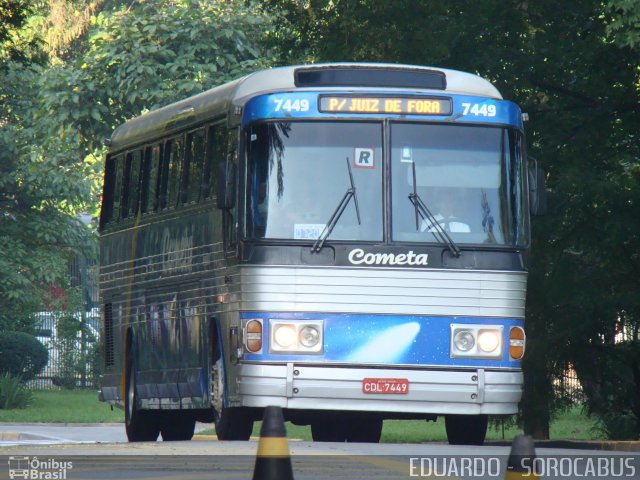 Viação Cometa 7449 na cidade de São Paulo, São Paulo, Brasil, por EDUARDO - SOROCABUS. Número da foto: #1630637.