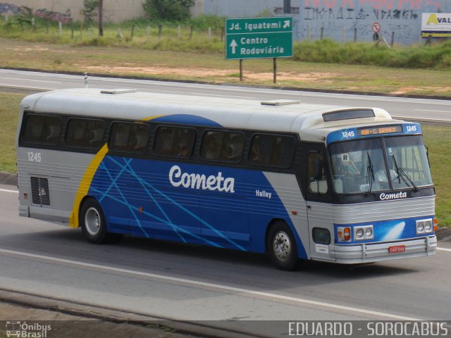 Viação Cometa 1245 na cidade de Sorocaba, São Paulo, Brasil, por EDUARDO - SOROCABUS. ID da foto: 1631060.